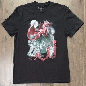 Excalibur Las Vegas Black Dragon Graphic Tee
